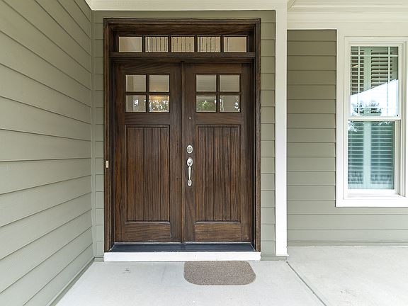 Custom Mahogany Double Doors