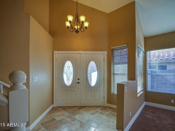 Entrance double doors