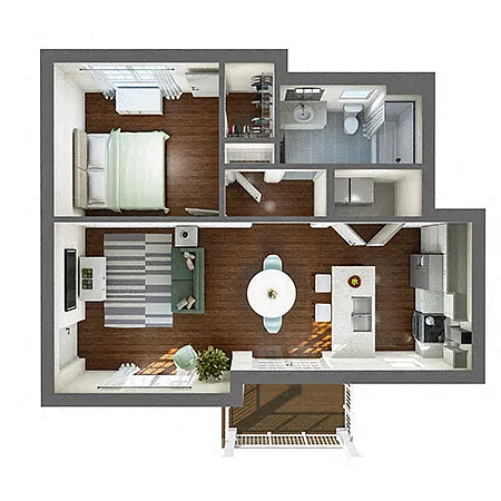 Floor plan 1A