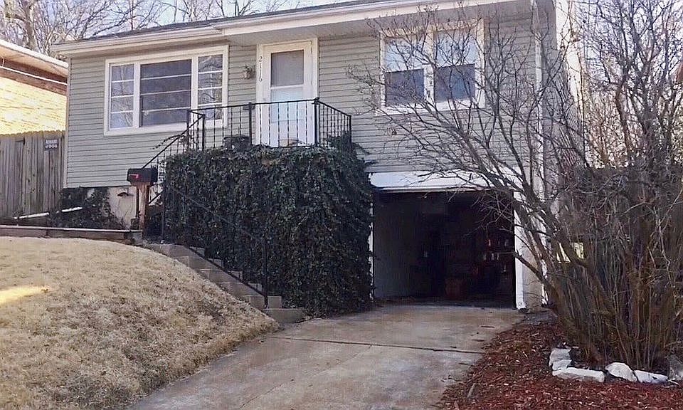 Front with attached garage 