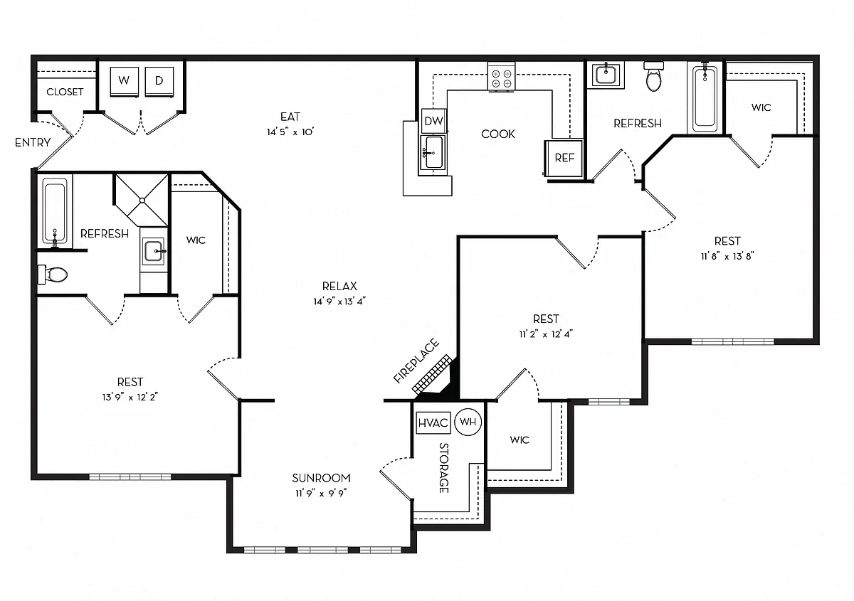 Floor plan The Granite