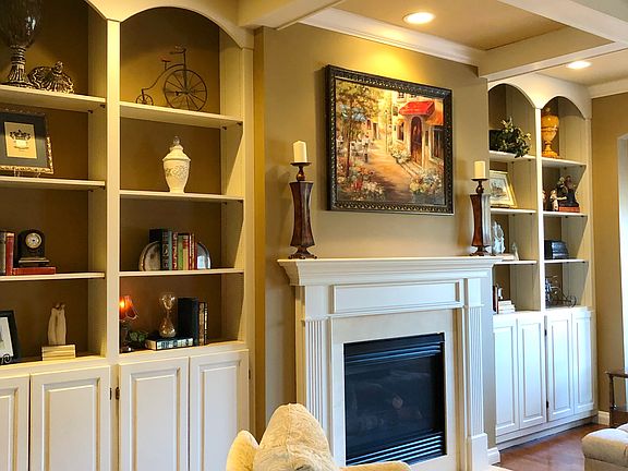 Fireplace with built ins
