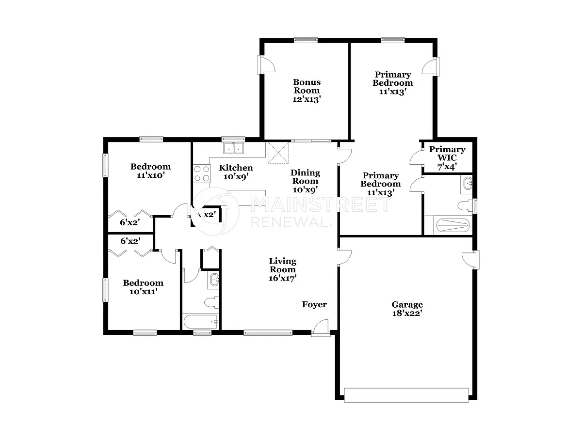 Floor Plan - 1380 Sherman St