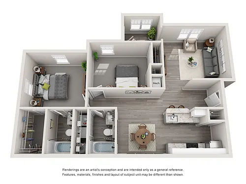 Floor plan Greenbrier *Newly Renovated