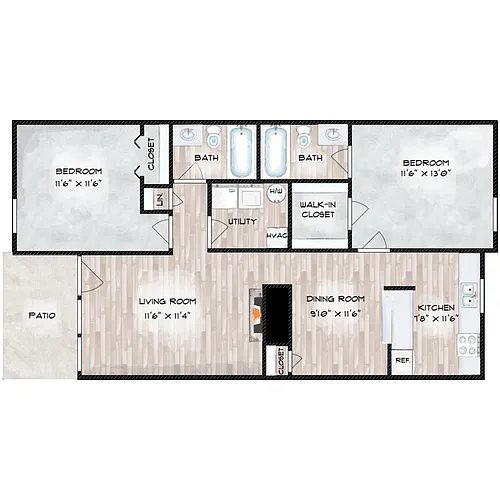Floor plan The Seeley