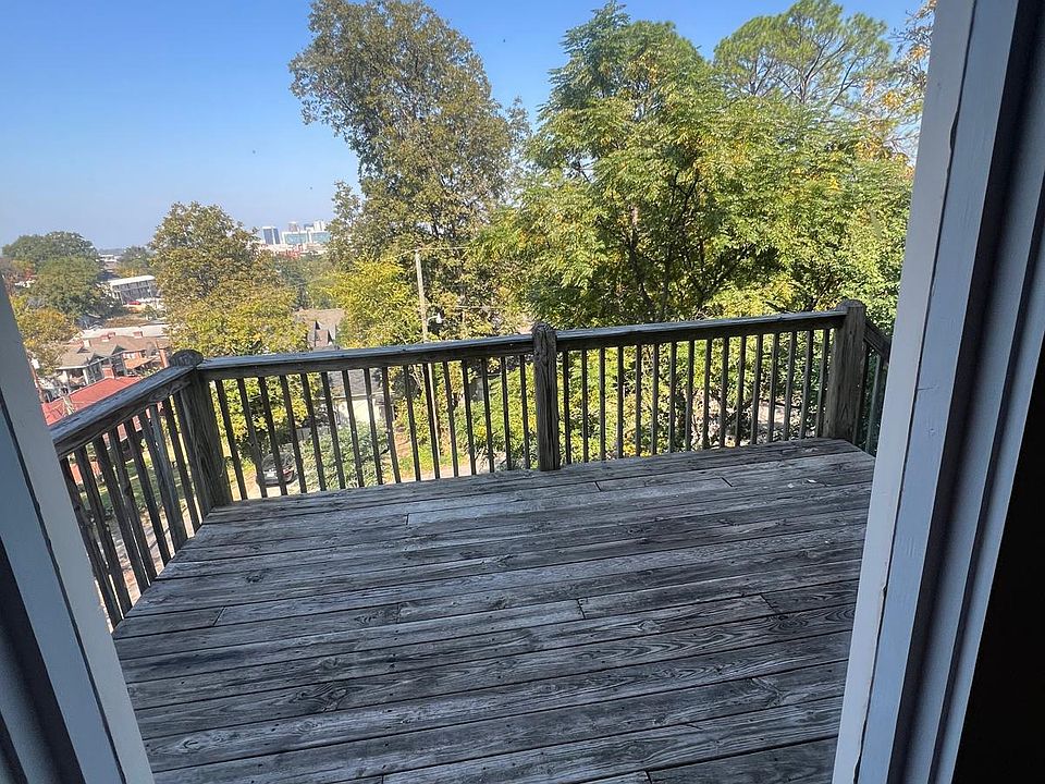 Enjoy the view of downtown from the kitchen patio. Imagine sipping a drink while taking in the scenery.