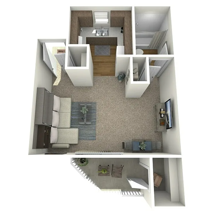Floor plan EFF, PATIO