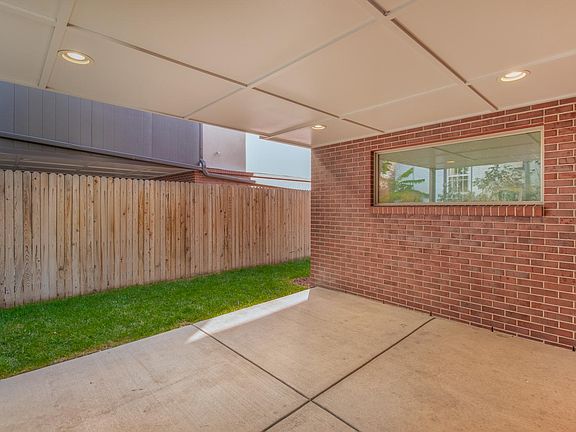 Front patio and side yard