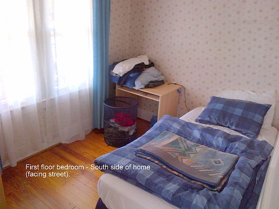1st floor bedroom facing street