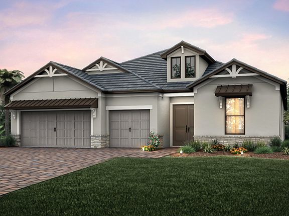 Home Exterior KW2C with decorative stone detail