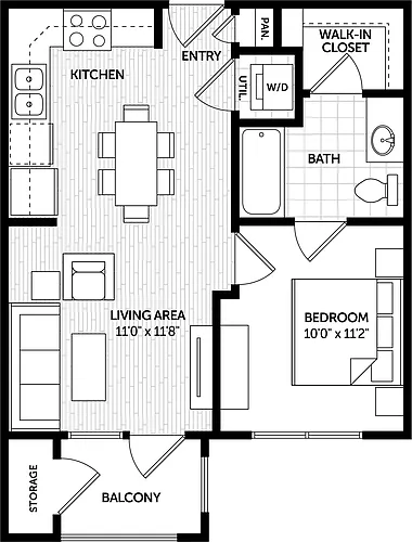 Floor plan 1AR