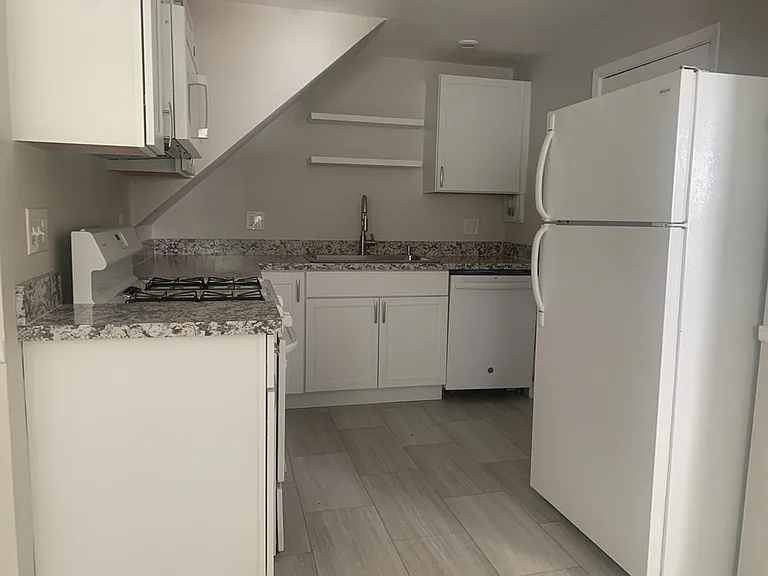 New kitchen with new cabinets and countertops