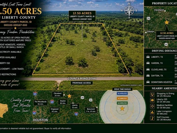 County Road 2094, Liberty, TX 77575