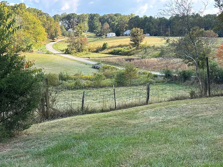 View of pasture and Pete Luther Rd from house