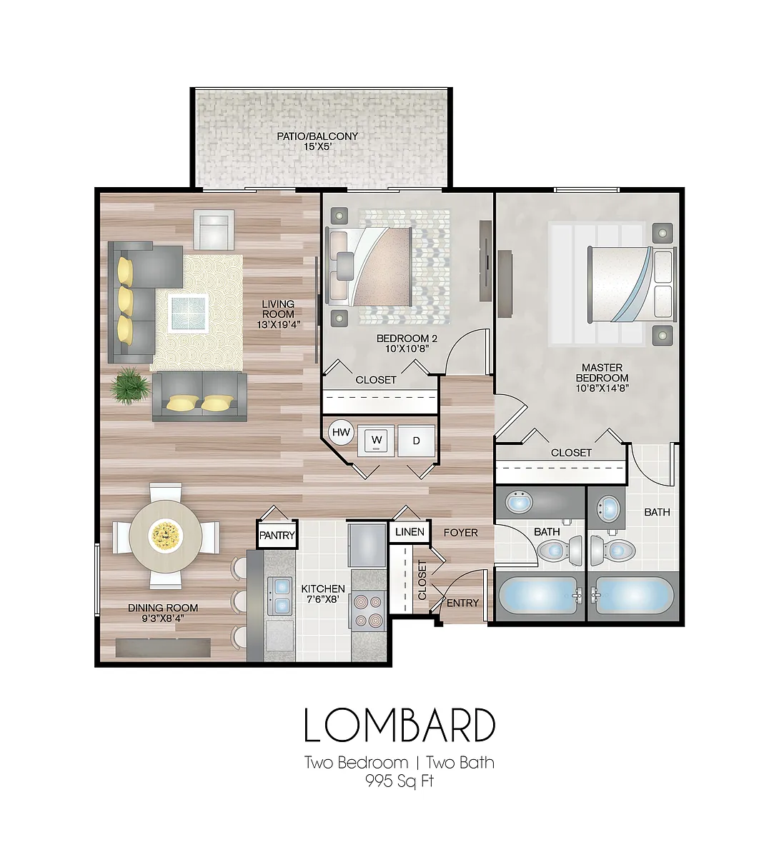 Floor plan Lombard - Premium Plus