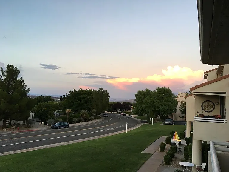 View to the North From the Balcony (views of valley and Zion's National Park)