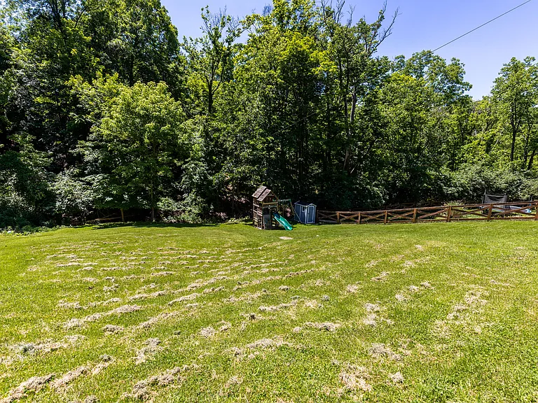 Back Yard with Private Trail to Highland Hills Park Trails