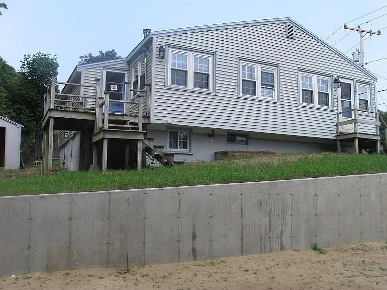 New Retaining wall south