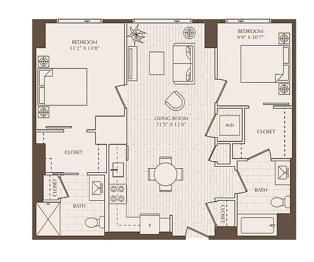 Floor plan B7