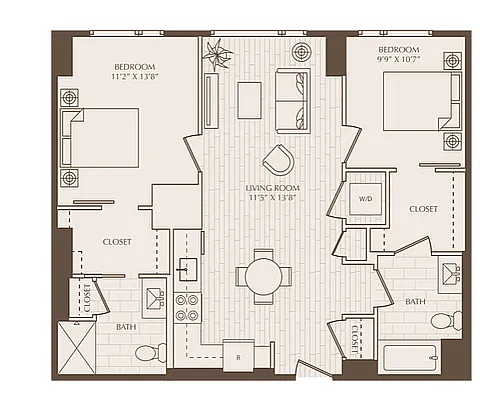 Floor plan B7