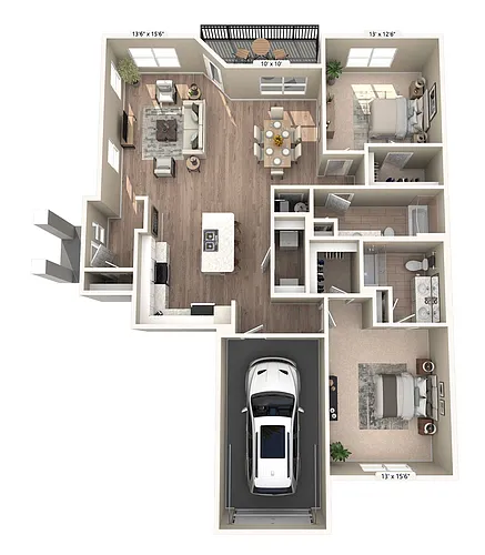 Floor plan The Magnolia