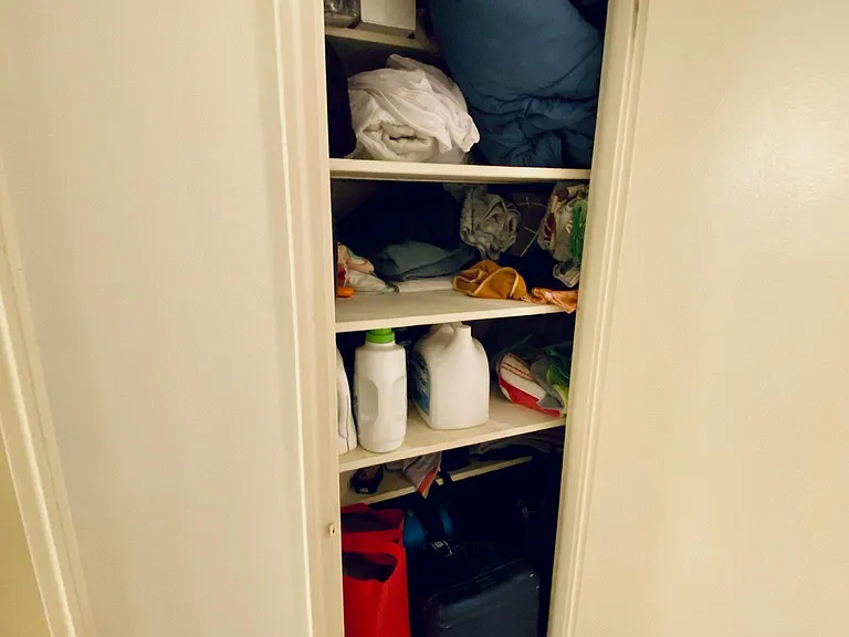 Hallway linen closet