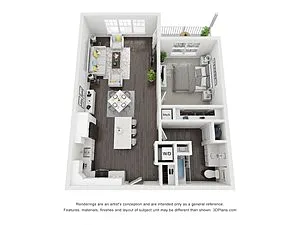 Floor plan 1BA