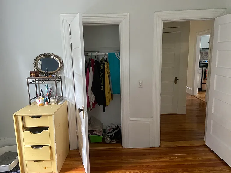 Available room closet.