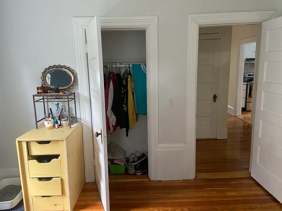 Available room closet.