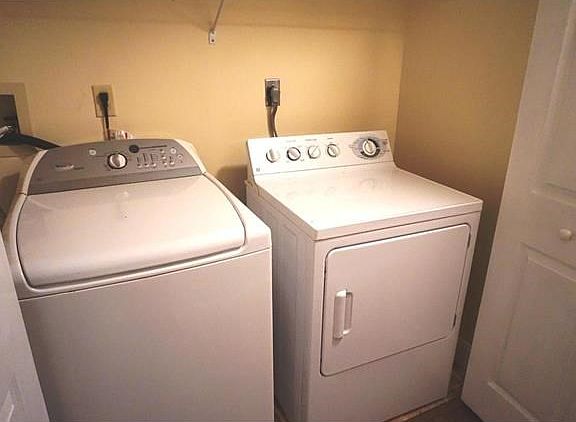 Convenient main floor laundry.