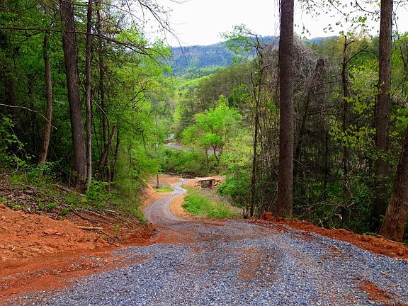 Carved roads to higher groun