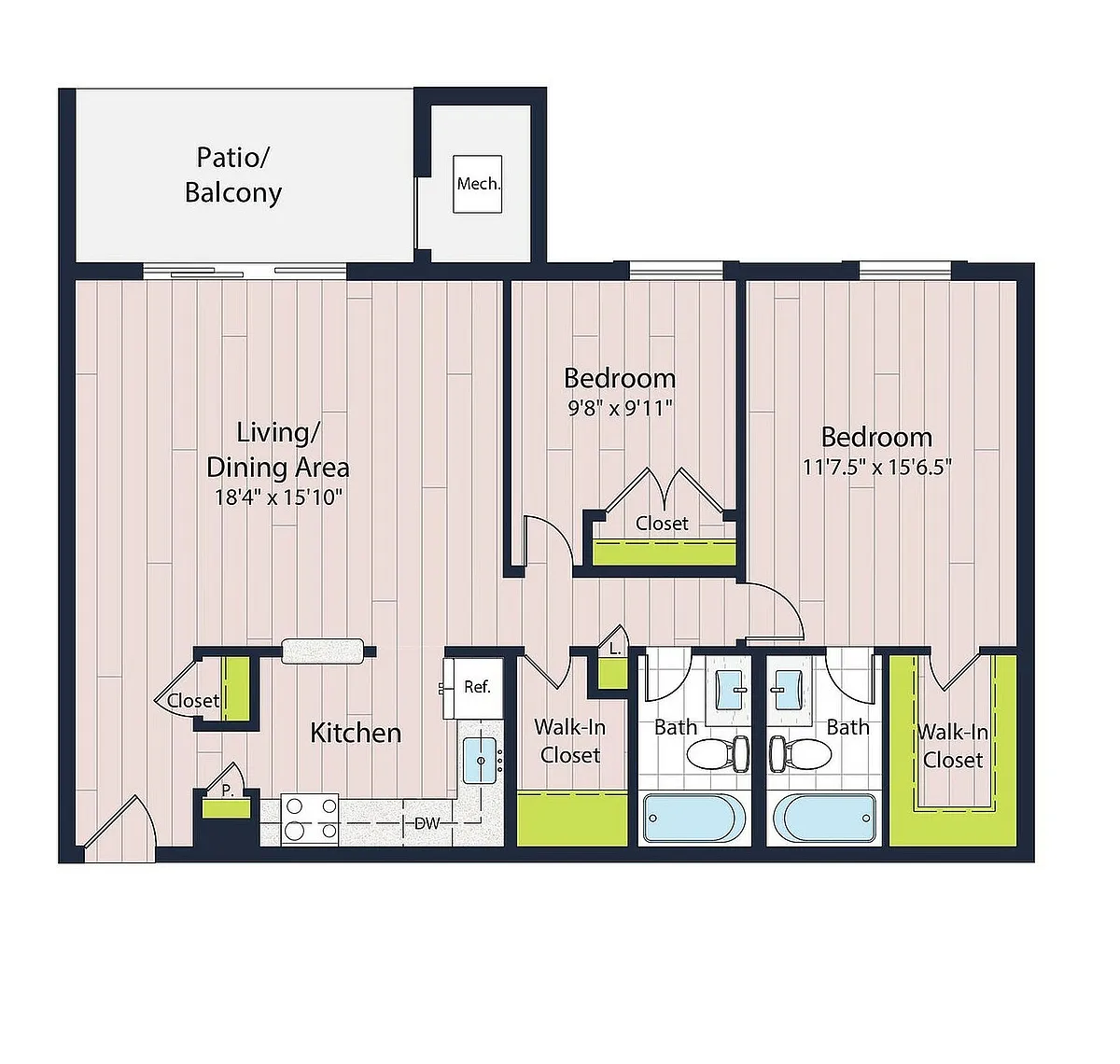 Floor plan B2-60