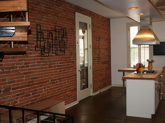 Exposed Brick in Kitchen