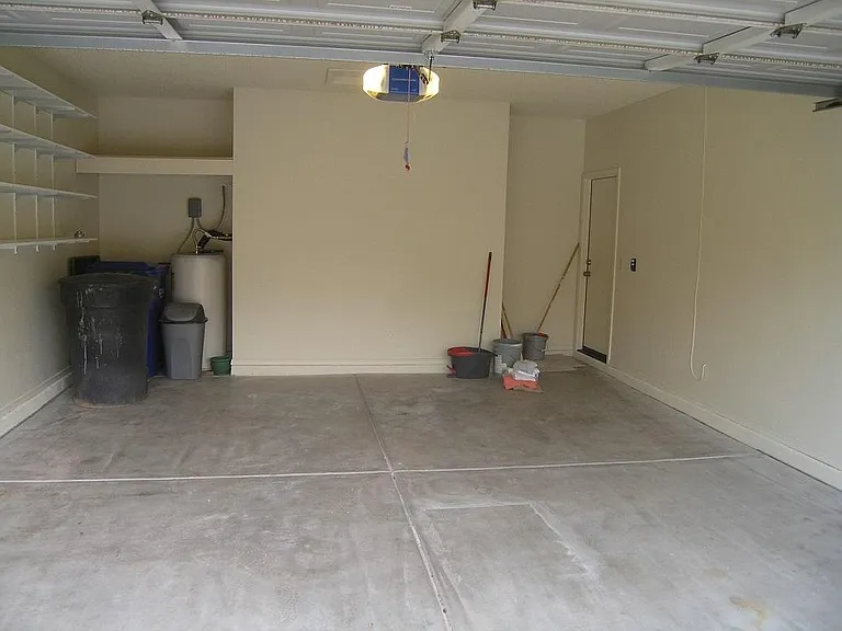 Two-car garage with automatic Wi-Fi opener