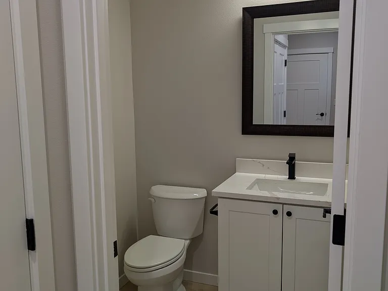 Downstairs half bath