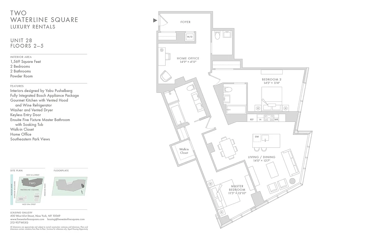 Floor plan Waterline 2: B7