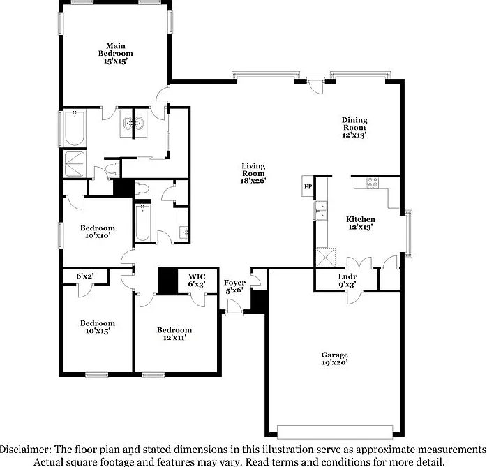 4 bed, 2.0 bath, 2050 sqft, $2,105 — Photo 2
