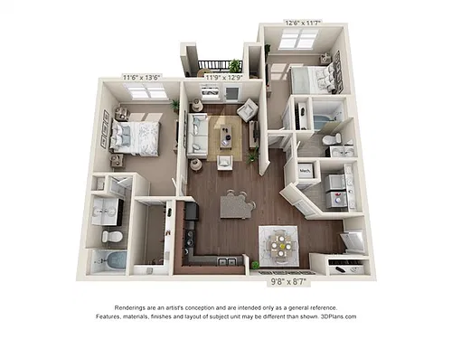 Floor plan B2A