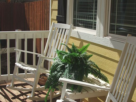 Inviting front porch