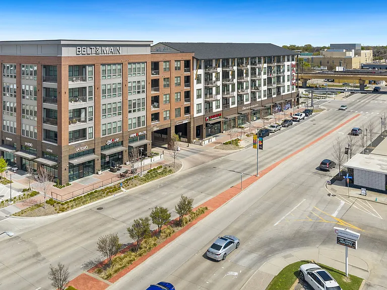 Around the corner from Beltline and Main.