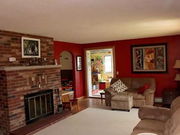 Living Room w/ Fireplace