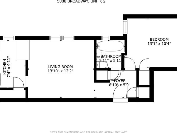 2nd image of 5008 Broadway APT 6G
