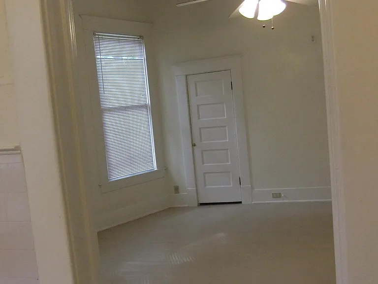 View from kitchen to dining room
