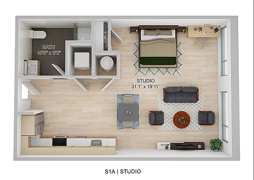 Floor plan S1A
