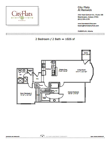 Floor plan Atlanta 2.2