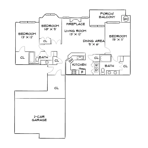 Floor plan Design 3B Premier