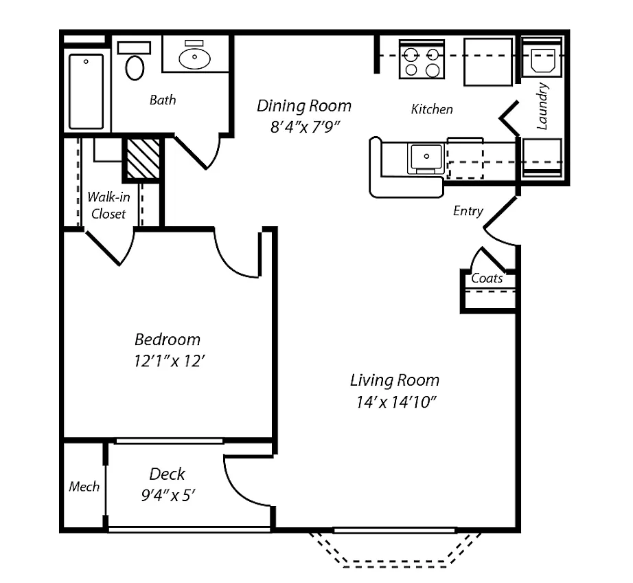 Floor plan A2 Suffolk Renovated
