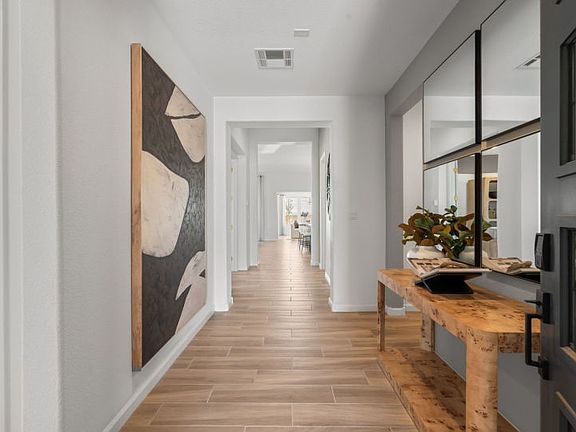 Large, open entryway allows you to feel connected to the rest of the home.