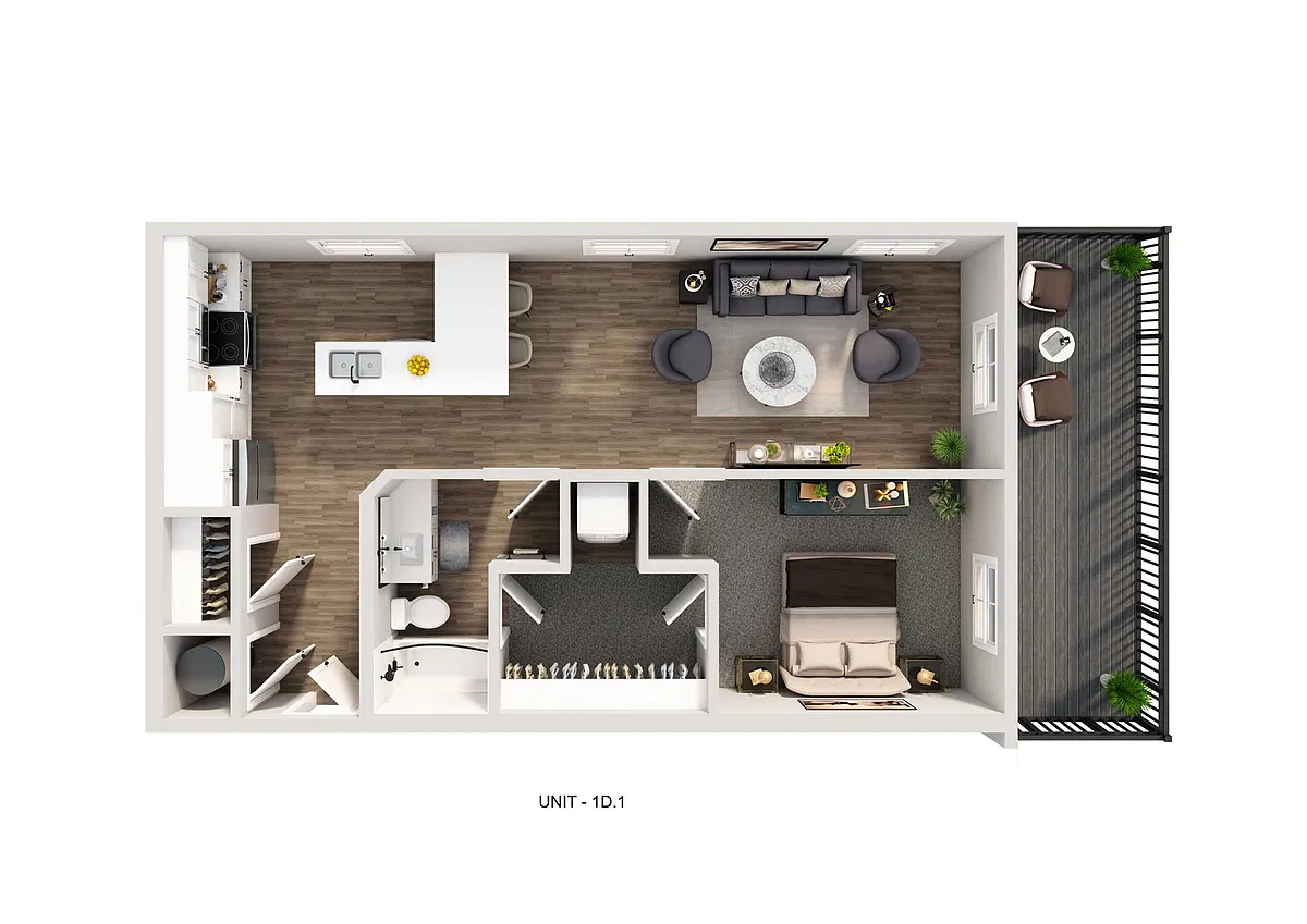 Floor plan The Cambridge Terrace