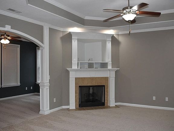 Great room fireplace